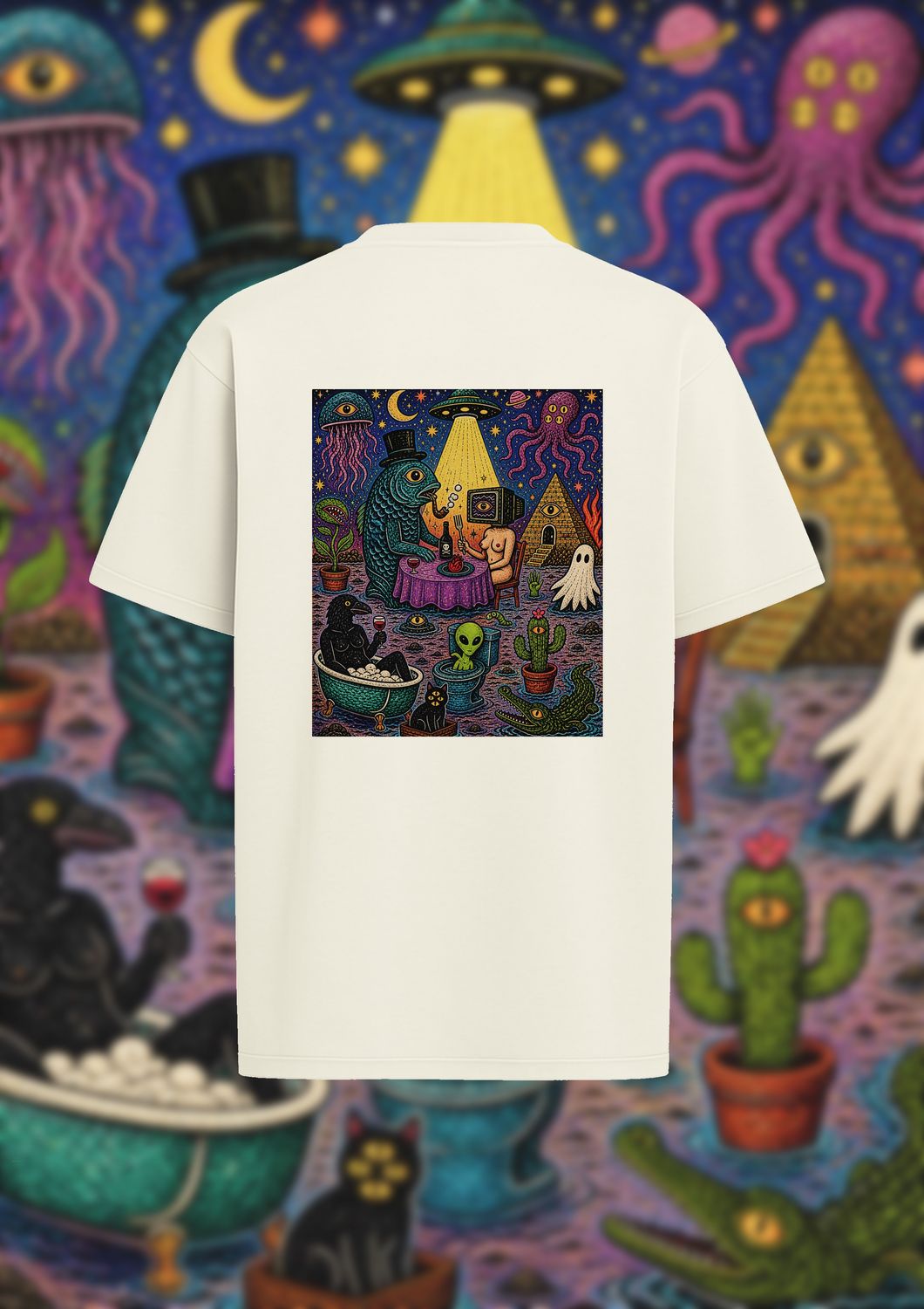 KAY-oss / THE CROW / WHITE TEE