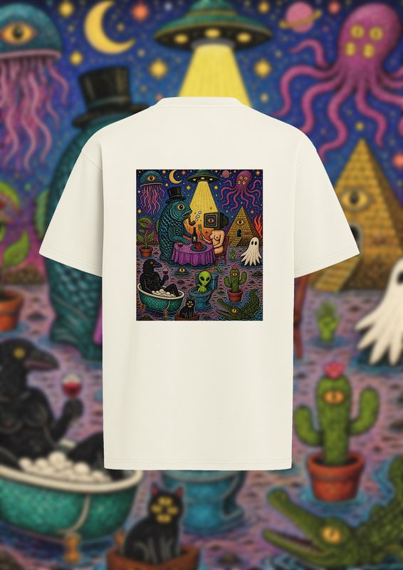 KAY-oss / THE CROW / WHITE TEE