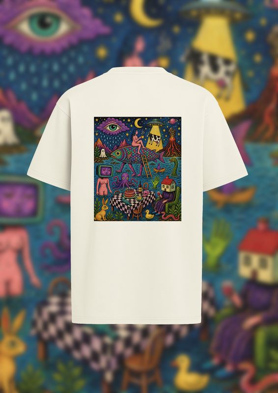 KAY-oss / THE ORACLE / WHITE TEE