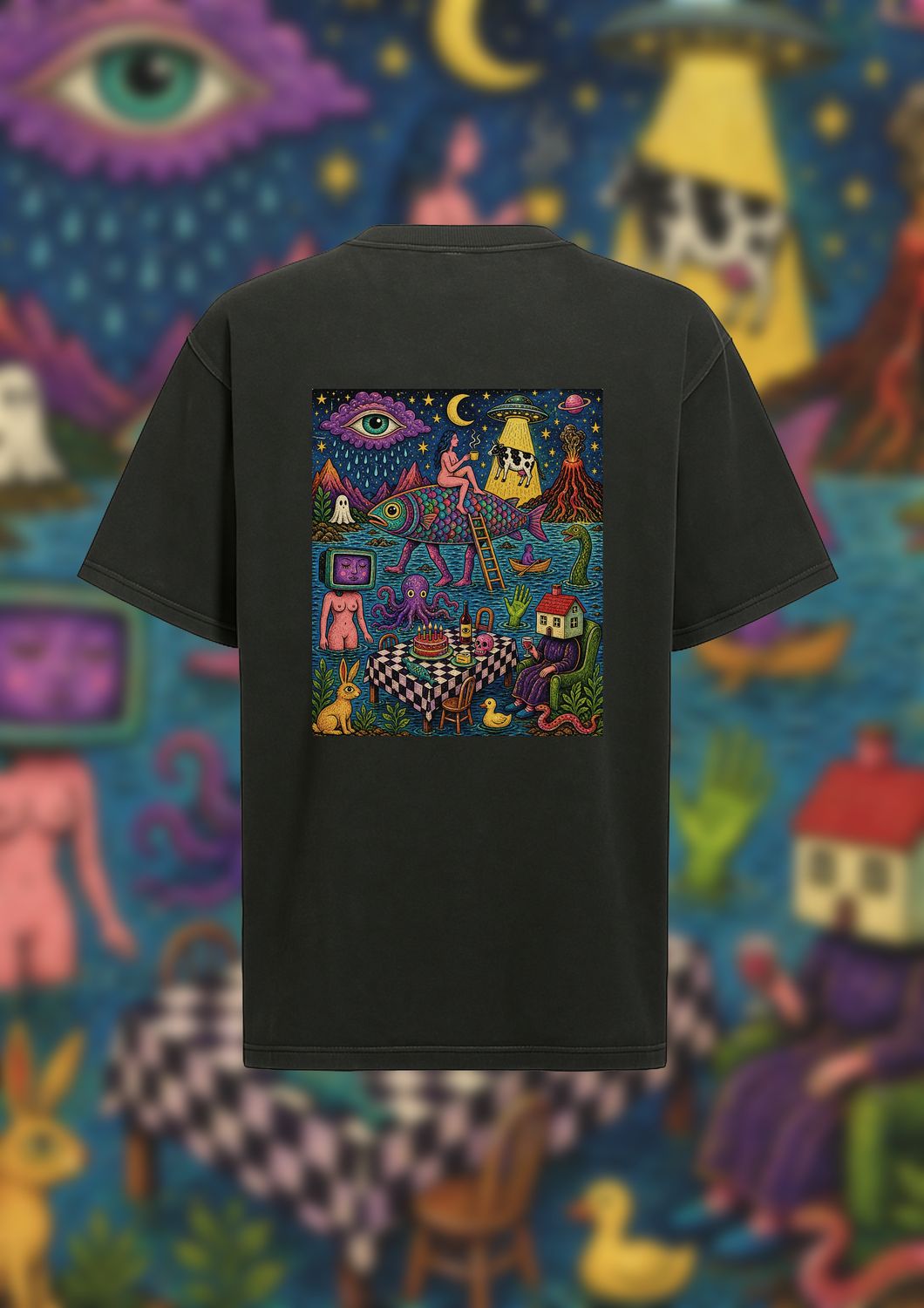 KAY-oss / THE ORACLE / BLACK TEE
