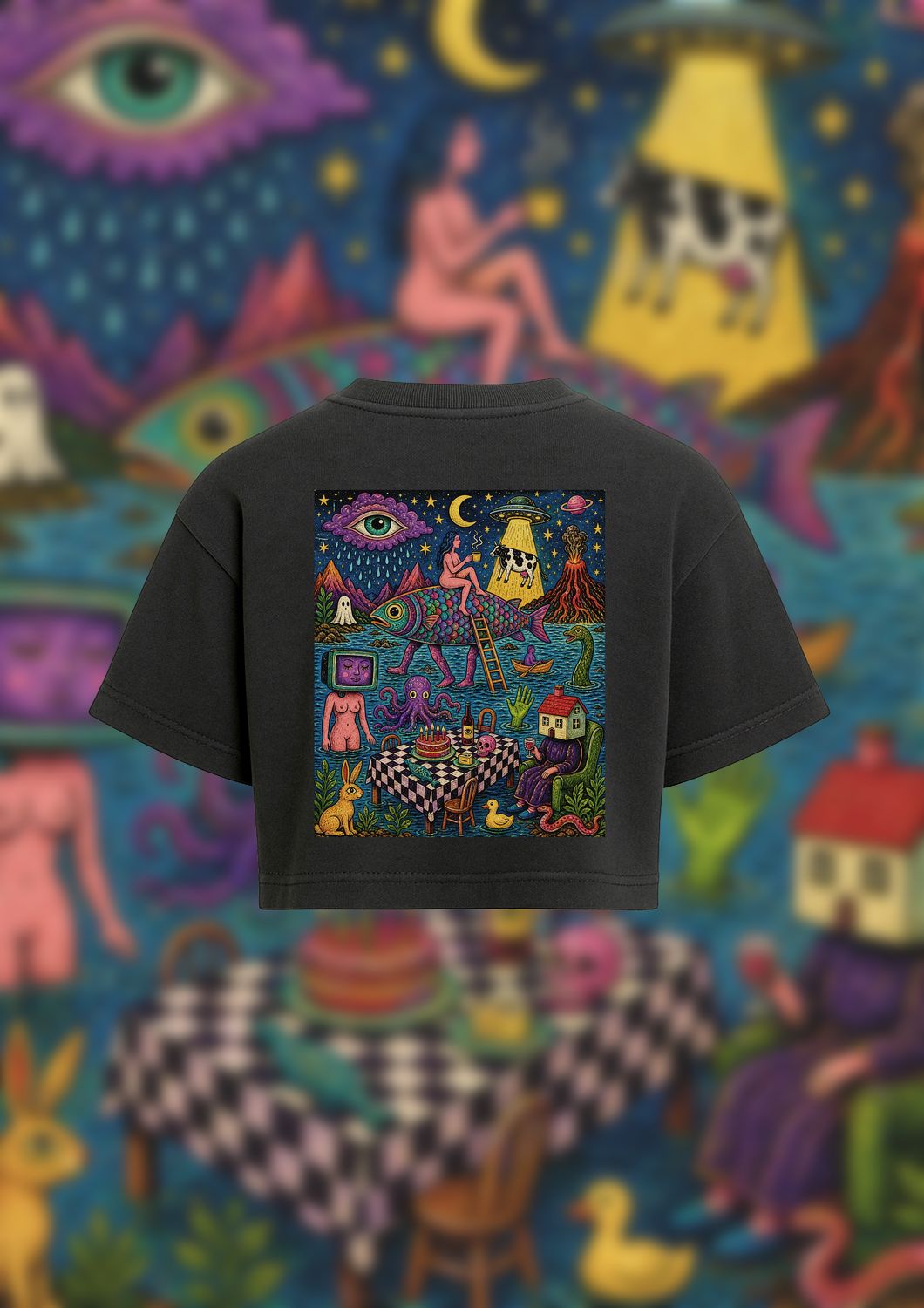 KAY-oss / THE ORACLE / BLACK CROP