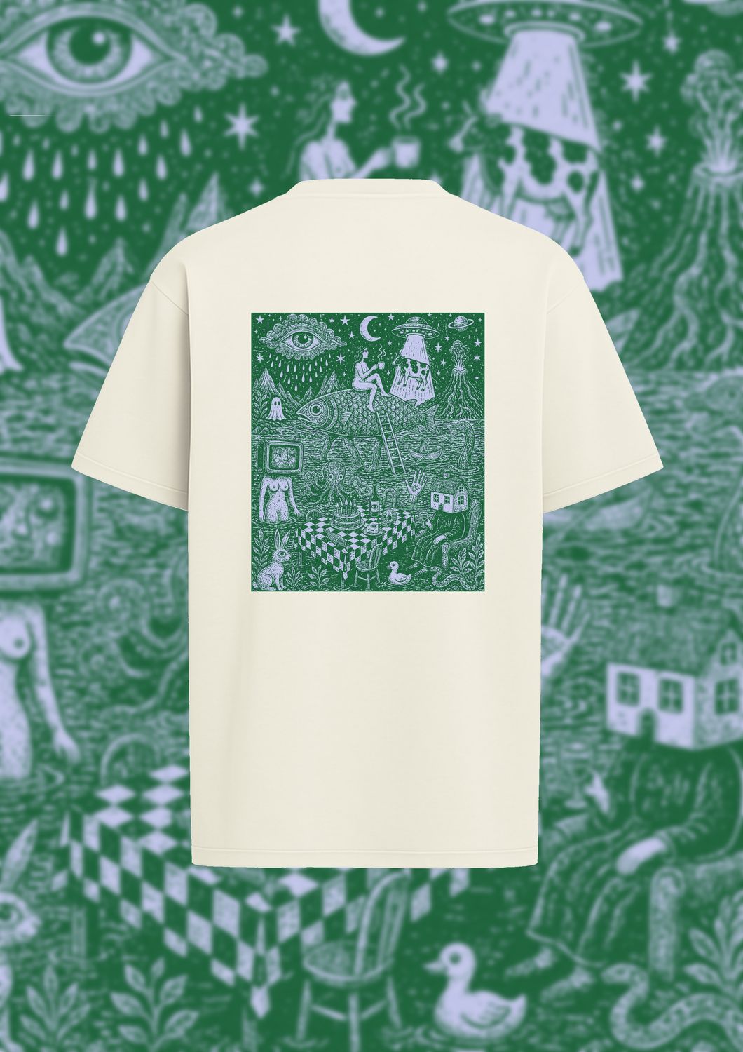 KAY-oss / THE ORACLE 2 / WHITE TEE