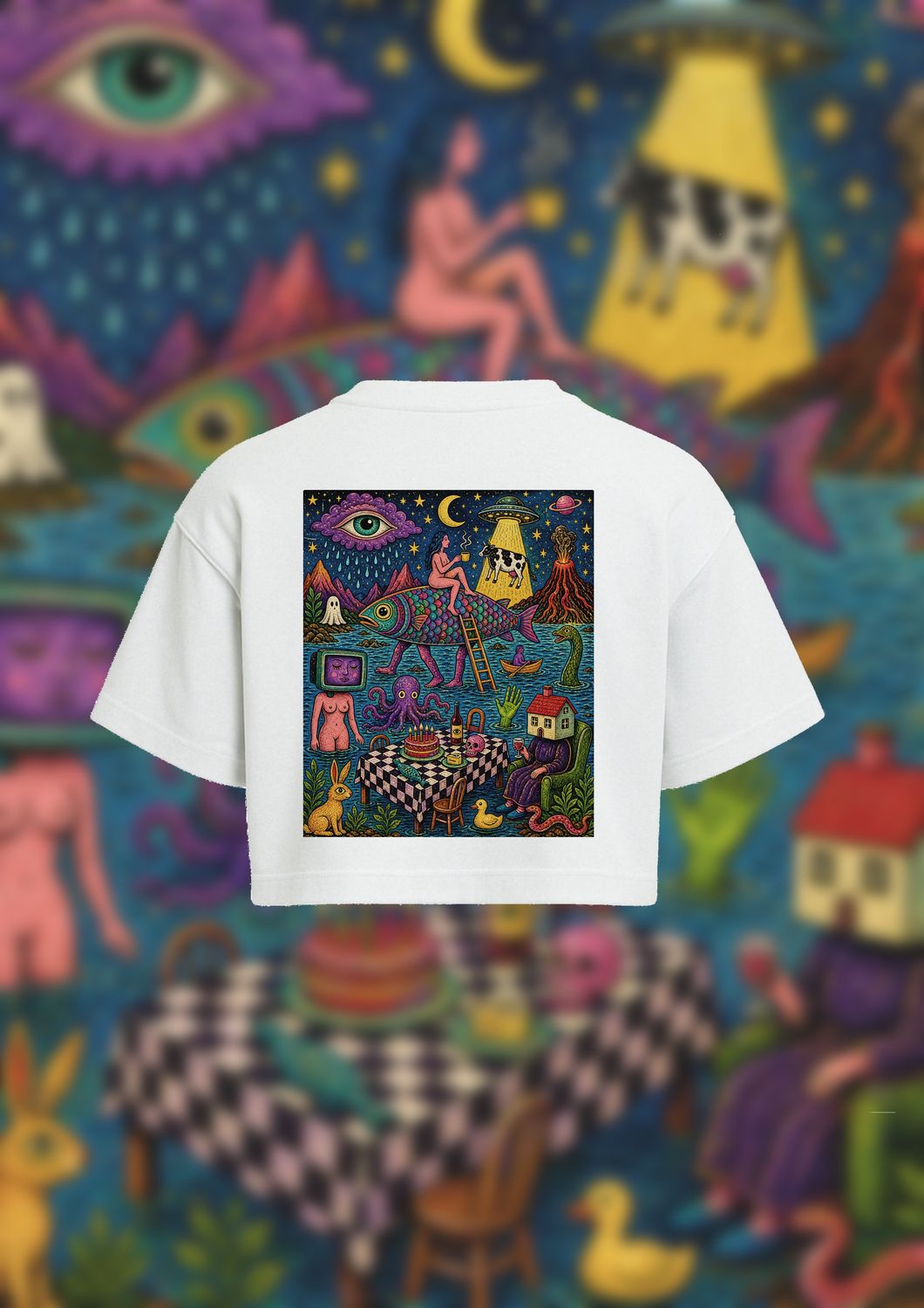 KAY-oss / THE ORACLE / WHITE CROP