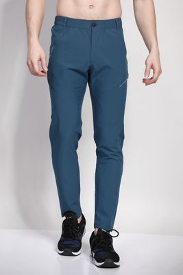 Sportsun Teal Super Poly Track Pant For Men