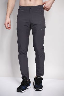 Sportsun Super Dark Grey Poly Track Pant For Men