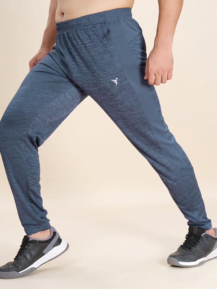 Men Plus Size Solid Slim Fit Active Trackpants