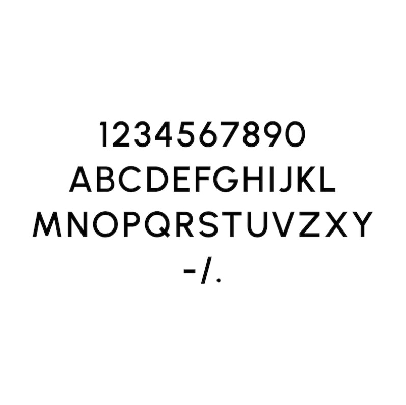 SOLO 12 by Studio Carino - House Number