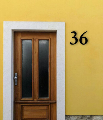 SOLO 36 by Studio Carino - House Number