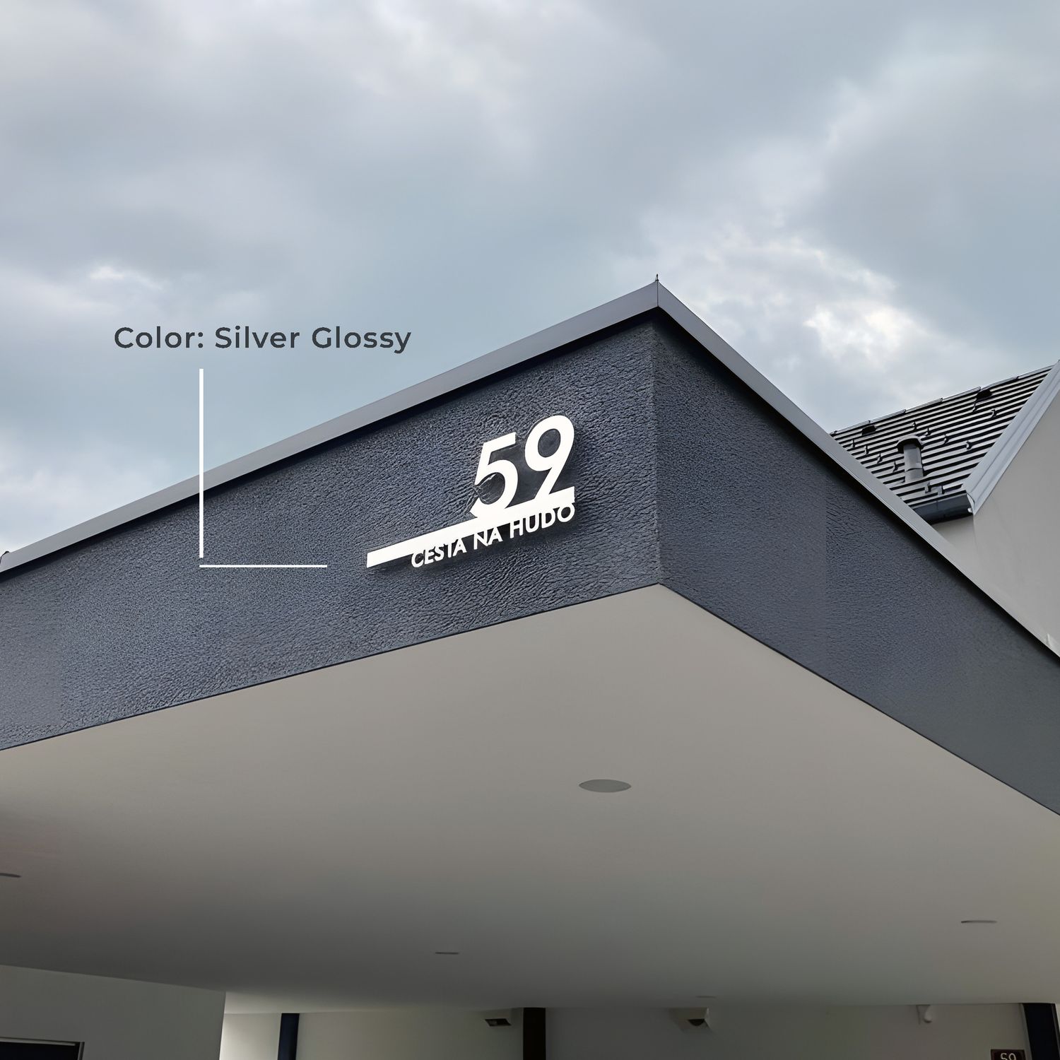ELEGANT by Studio Carino - House Number Sign