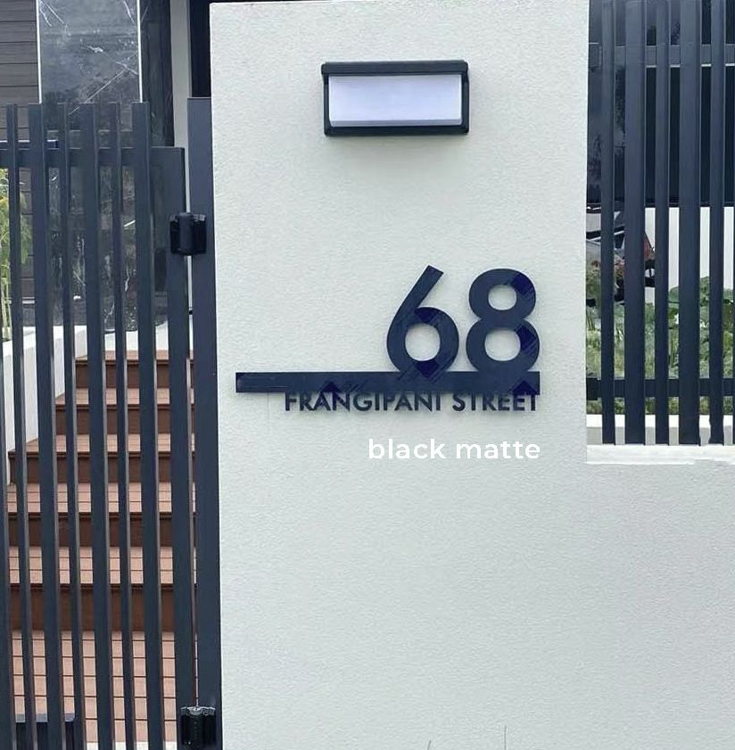 ELEGANT by Studio Carino - House Number Sign