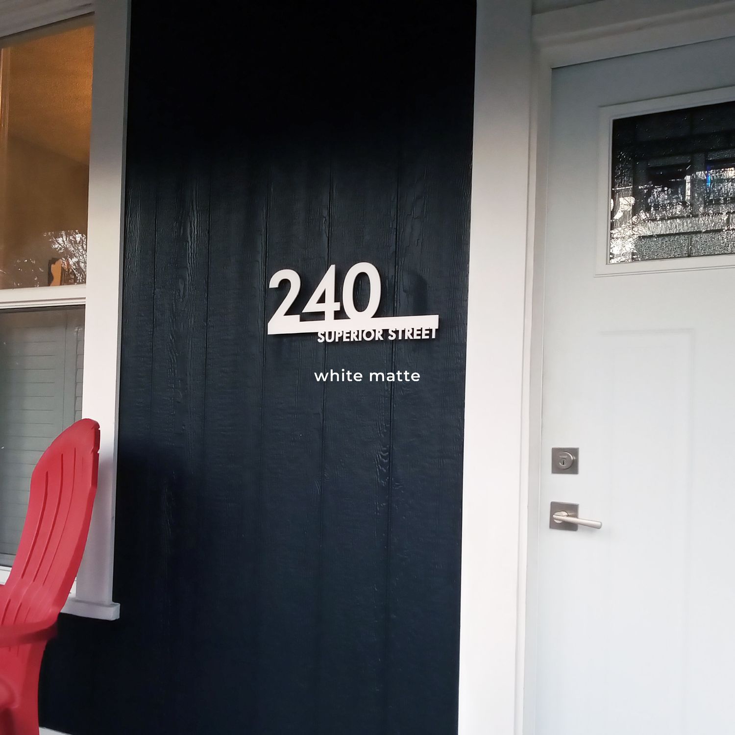 ELEGANT by Studio Carino - House Number Sign