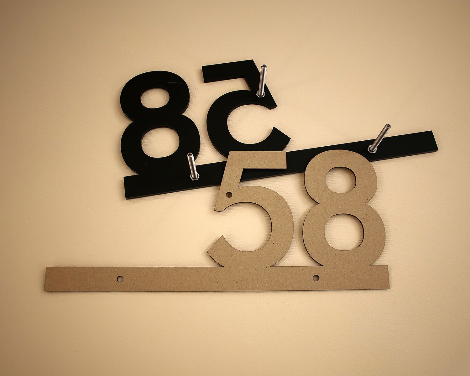 MODERN by Studio Carino - House Number Sign