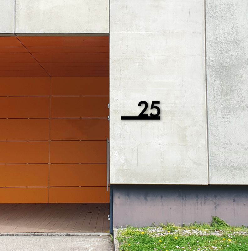 MODERN by Studio Carino - House Number Sign