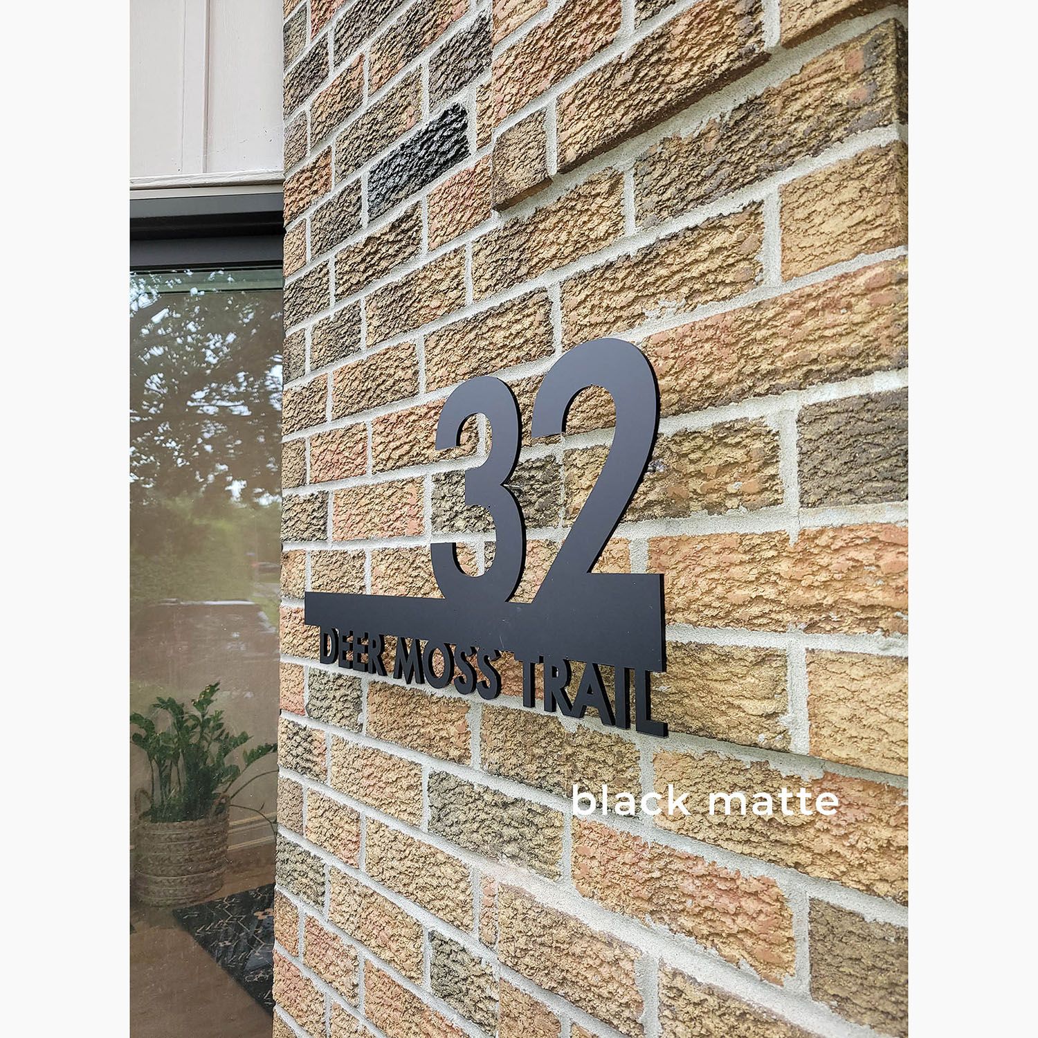 ELEGANT by Studio Carino - House Number Sign