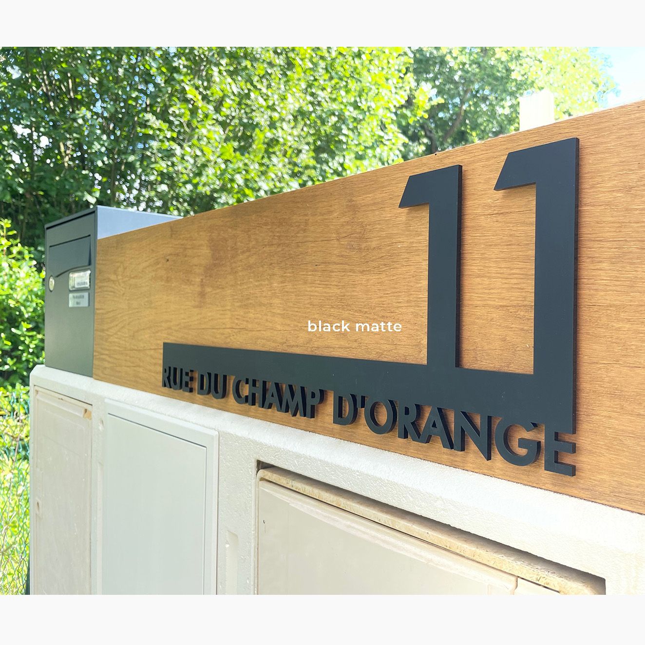 ELEGANT by Studio Carino - House Number Sign