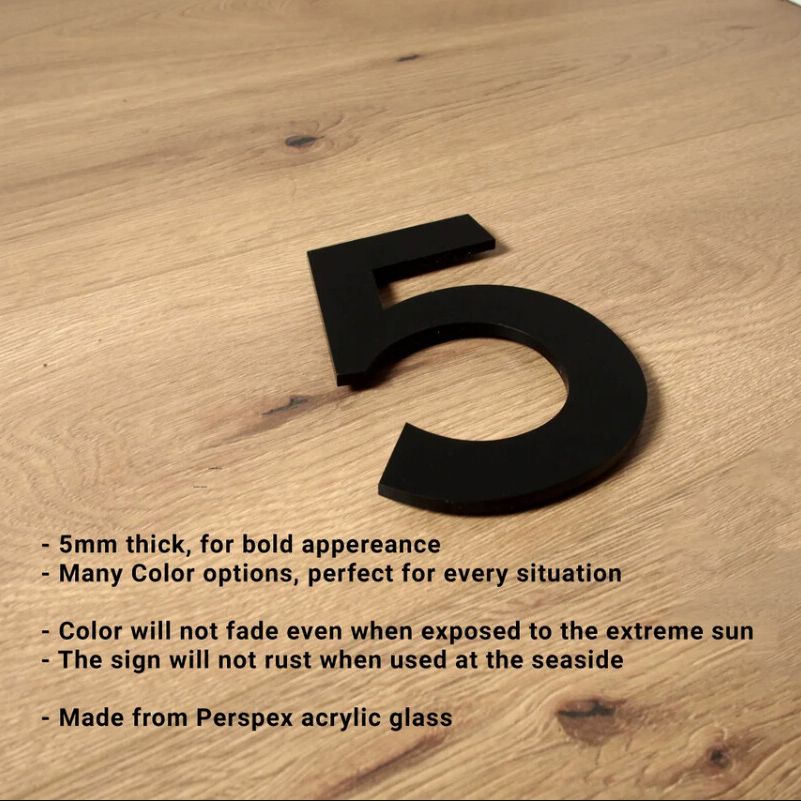 SOLO 41 by Studio Carino - House Number