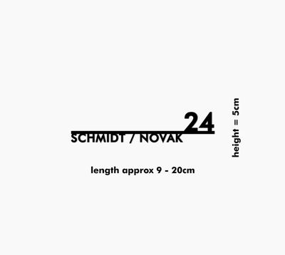 MODERN MINI by Studio Carino - Address Sign