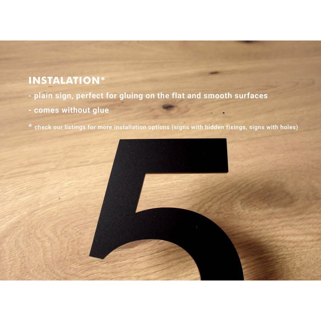 SOLO 41 by Studio Carino - House Number