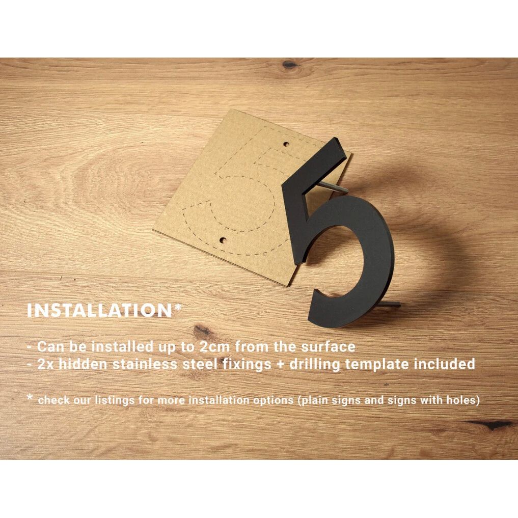 SOLO 41 by Studio Carino - House Number