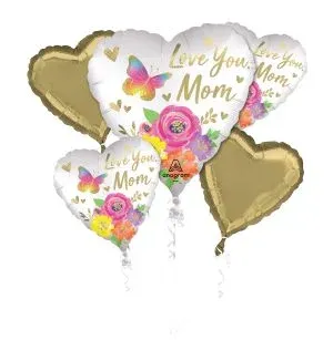 Love You Mom Balloon Bouquet