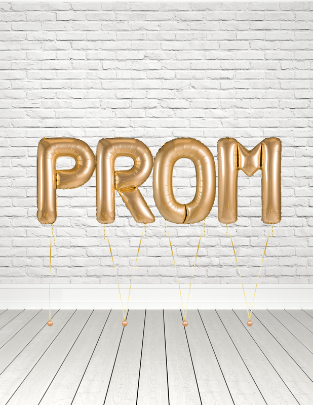 Prom Helium Balloon letters