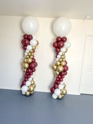 Graduation Bubble Balloon Column