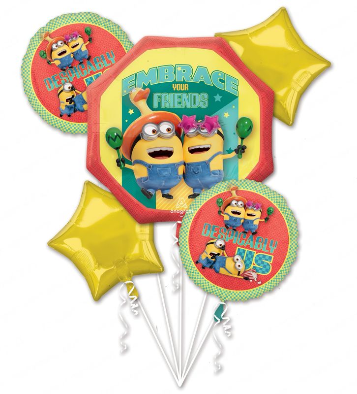 Despicable Me 4 Balloon Bouquet