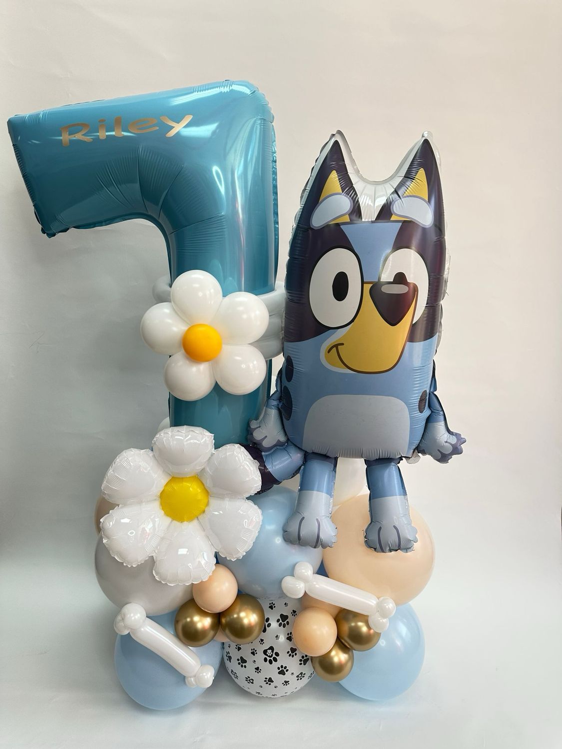 Single Bluey Digit Balloon Marquee Single Bluey Digit Balloon Marquee