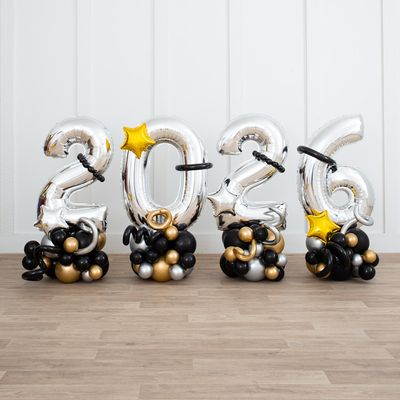 4ft Number Columns 2026 (Set Of 4) 4ft Number Columns 2026 (Set Of 4)