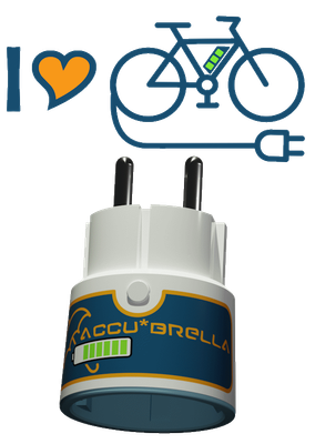 ACCU*BRELLA®, Ladewächter für LiIon-Akkus von eBikes, Powertools uvm.  -33% zum Saisonstart: 49,99€ statt 75,-€ (UVP)