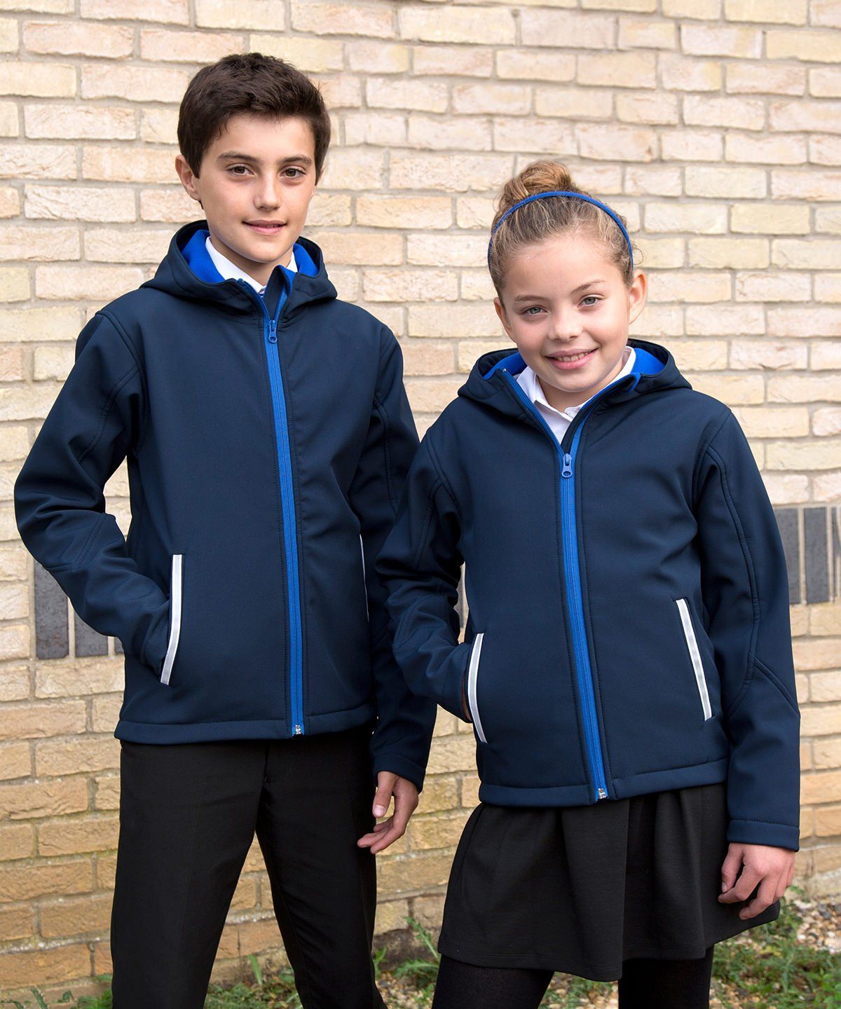Junior TX performance hooded softshell jacket