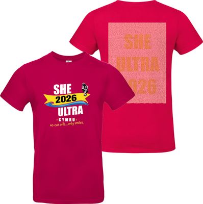 She Ultra 2025 Official Event T-shirt (Male Fit)