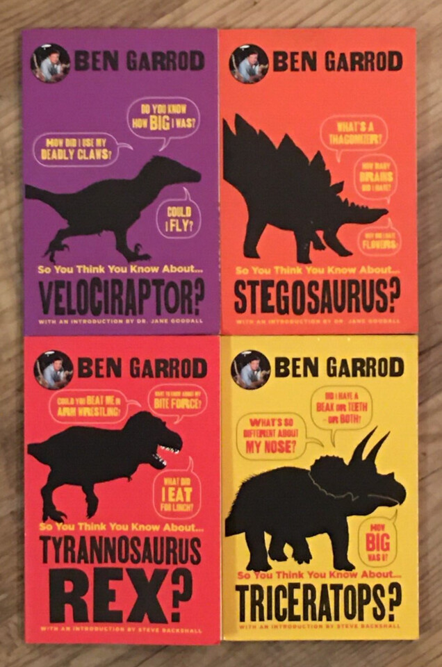 So You Think About....Dinosaurs Comp. Collection 4 Books D