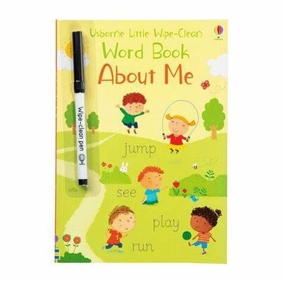 Usborne Little Wipe Clean Word Book About Me