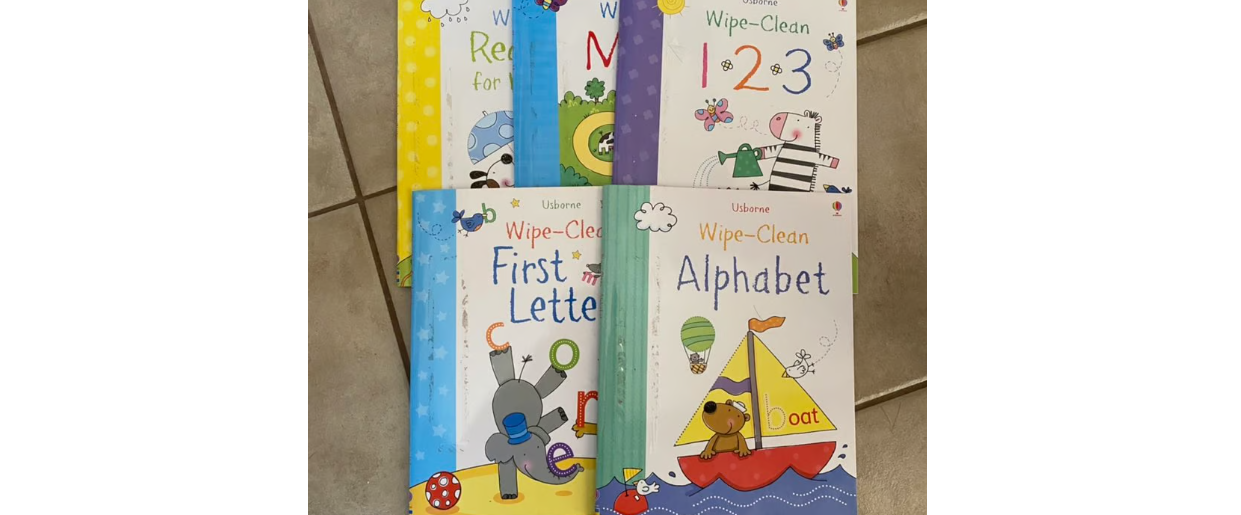 Usborne Wipe Clean Set