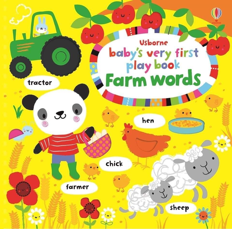 Usborne- Baby&#39;s Very First Play Book- Farm Words