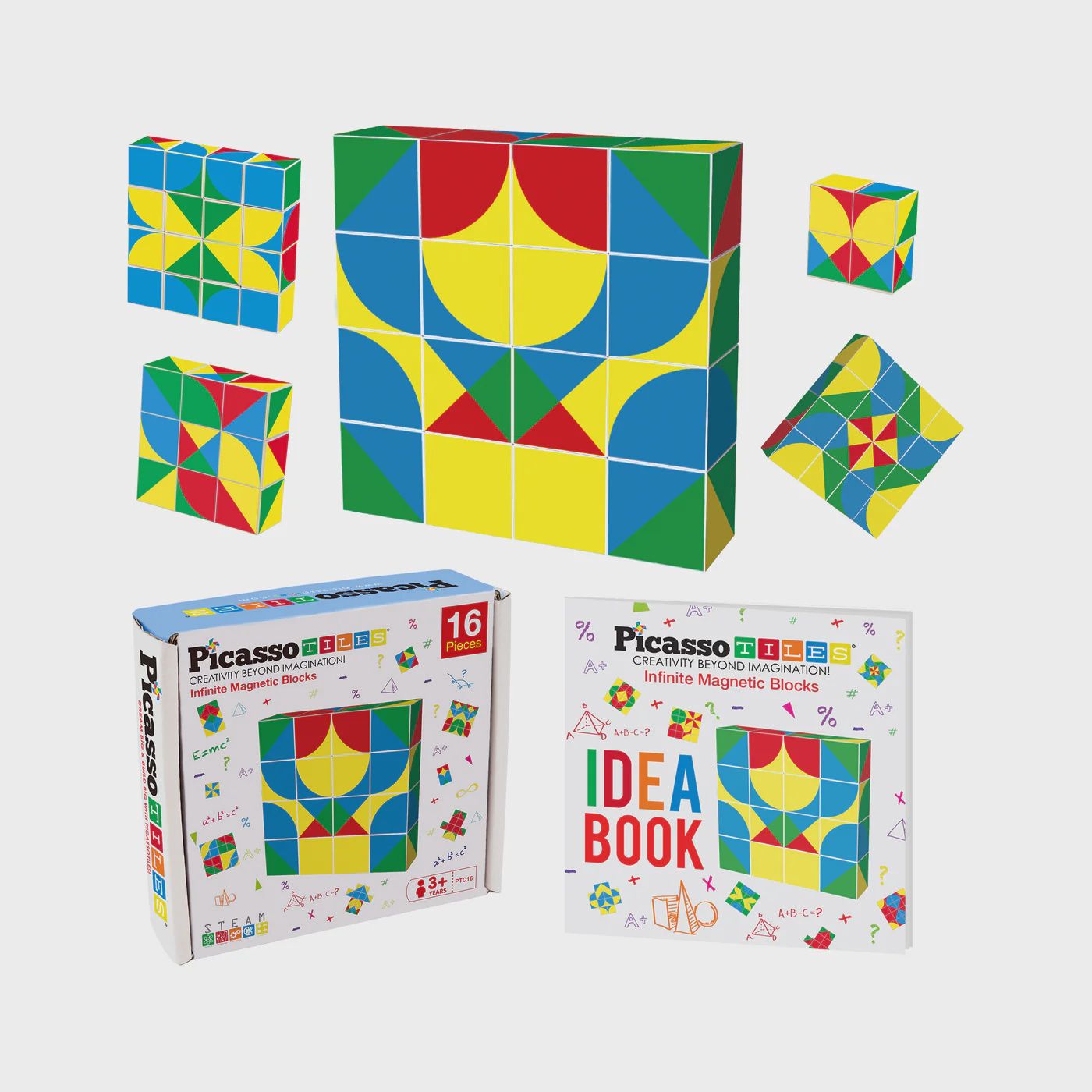 16pc Infinite Magnetic Puzzle Magic Pixy Cube Game Set