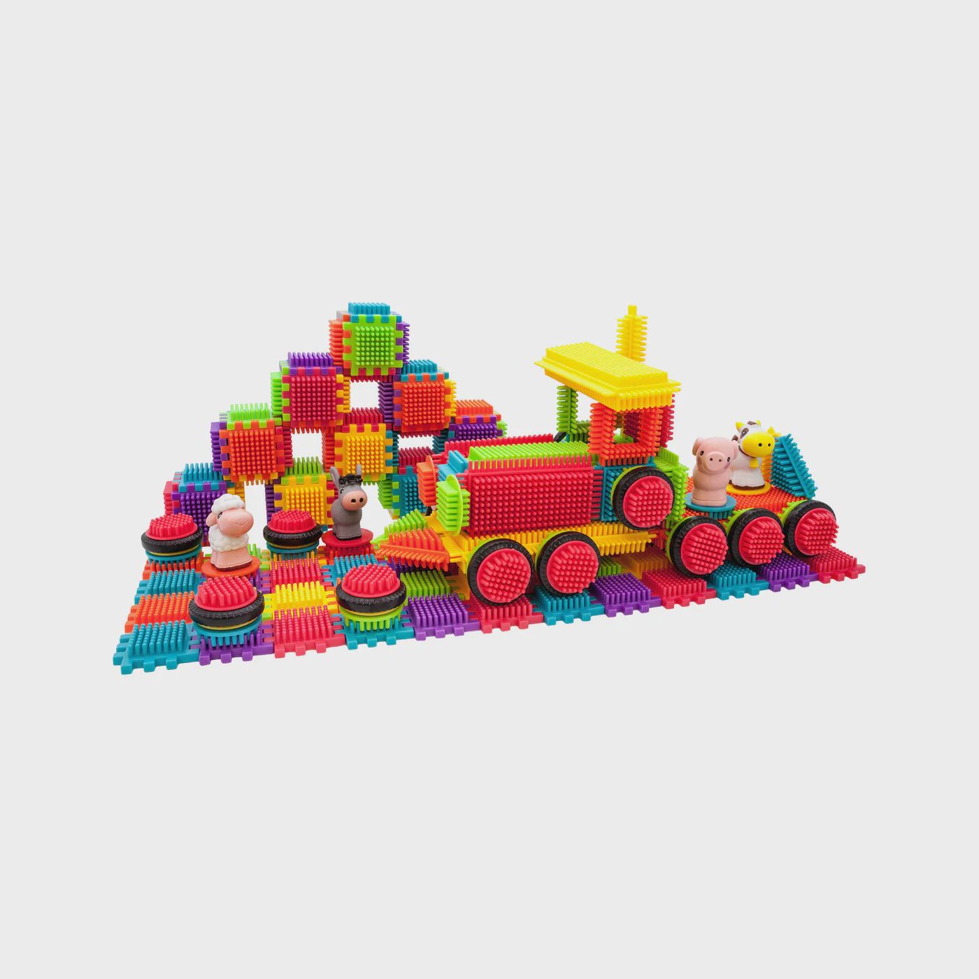151 pc Hedgehog Building Block Truck Theme