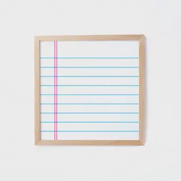 15x15 Magnetic Dry Erase Noteboard Slate