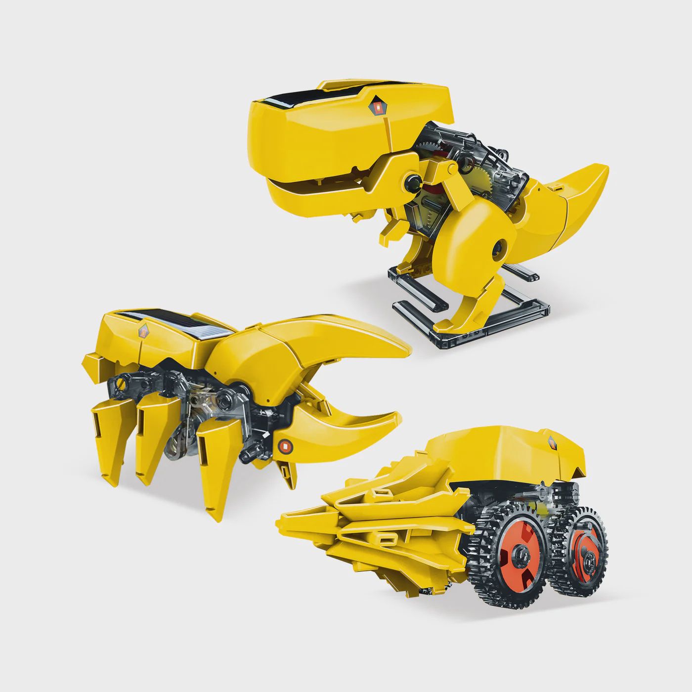 3-in-1 Solar Powered Dinosaur Robot Science Kit