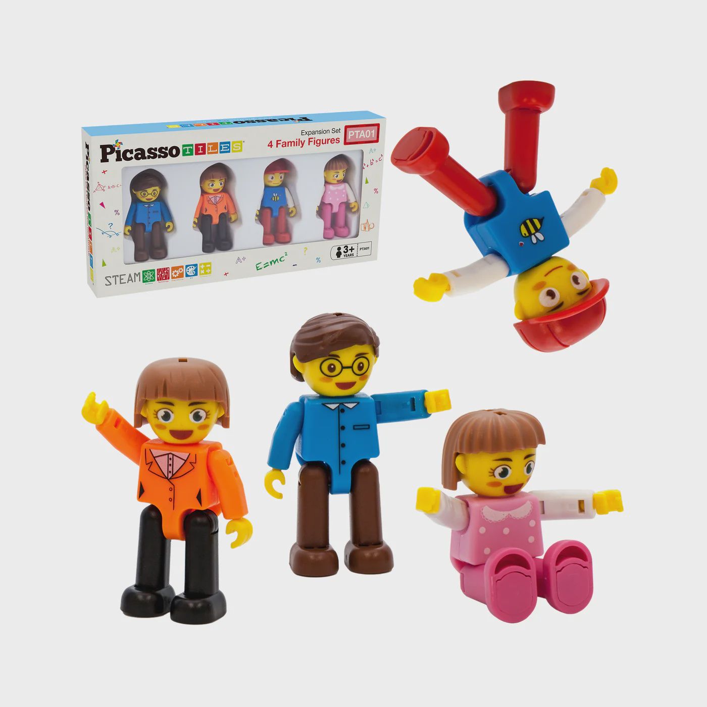 4pc Family Character People Figure Set