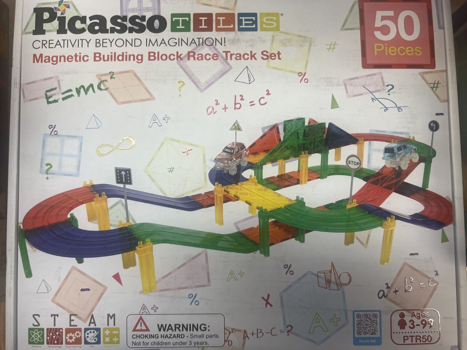 50pc Race Track Building Blocks