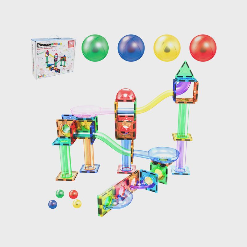 70pc Marble Run Building Blocks