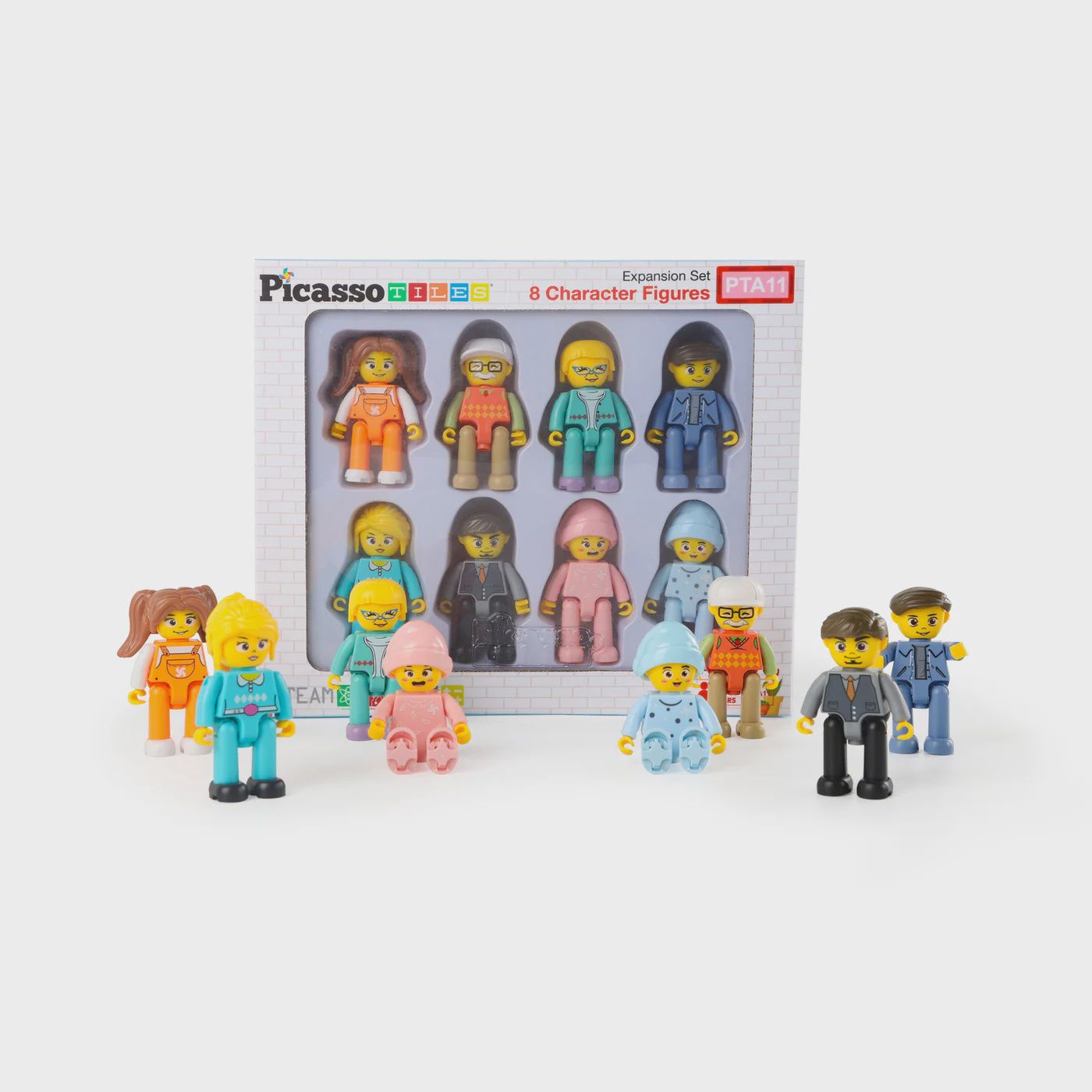 8pc Family Character Figure Set