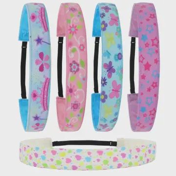 Adjustable No-Slip Headbands