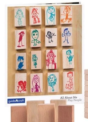 All About Me Block Play People Set - 50 Pieces