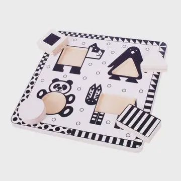 Black and White Animals Puzzle