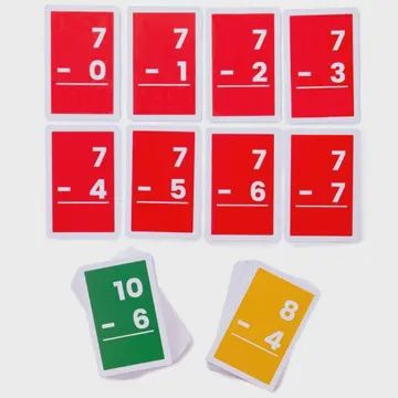 Flash Cards- Subtraction