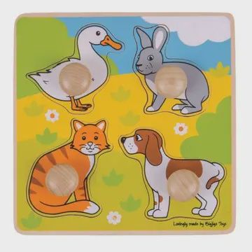 My First Peg Puzzle- Pets
