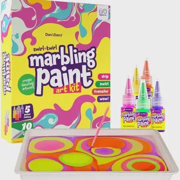 Swirl and Twirl Marbling Paint Art Kit